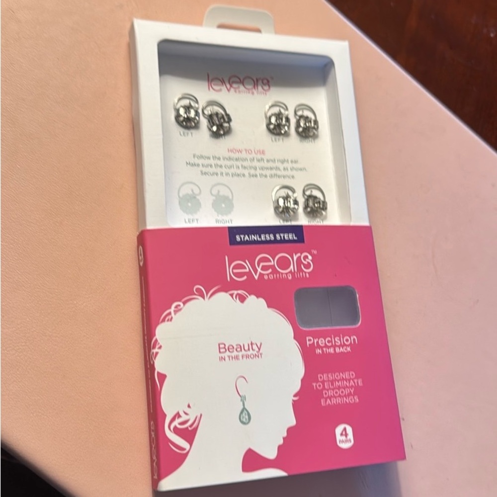 Levears Earring Lifts - Stainless Steel